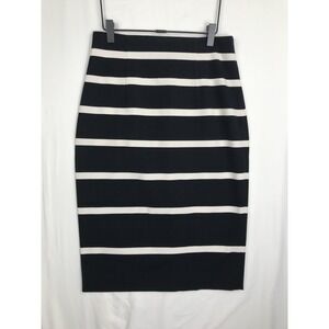 Banana Republic Sloan Horizontal Stripe Tailored Pencil Skirt sz4
